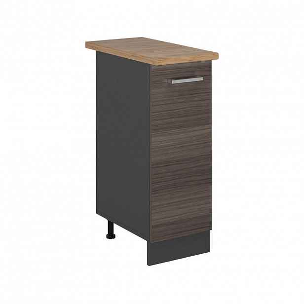 Vicco LÉKÁRNIČKOVÁ SKŘÍŇKA R-Line Ušlechtilá šedá 30 cm , PD Dub