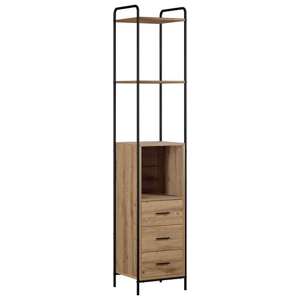 vidaXL Koupelnová skříň Dub artisan 40 x 36 x 200,5 cm