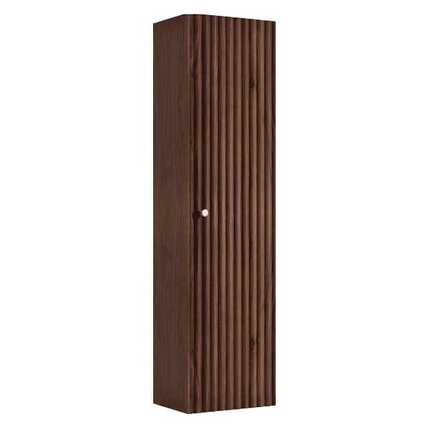 Elvisia Vysoká skříňka do koupelny BELLO Oak walnut