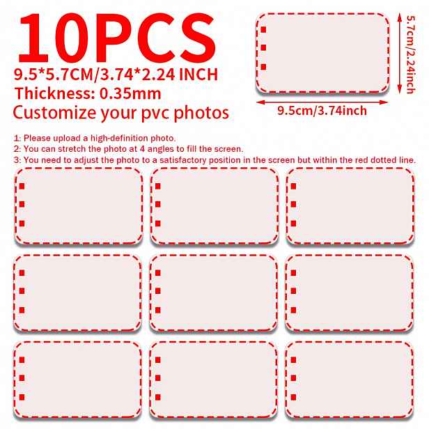 TEMU Vlastní PVC fotoalbum s volnými , personalizované pro 10 fotografií, vysoké rozlišení, materiál PVC, promyšlený dárek, fotografická památka,