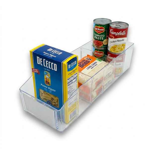 usporadejto.cz Úložný box, ideální do spíže, s etiketou + 2 přepážky, BITO, 40x13cm