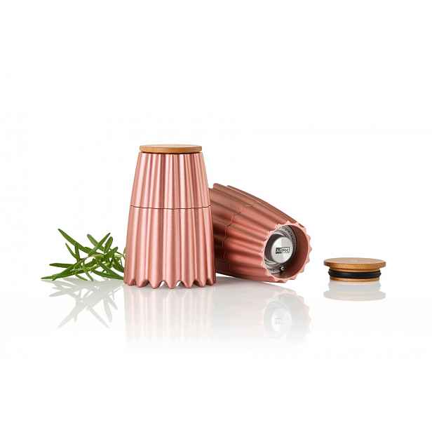 Magnetický mlýnek na sůl a pepř MagTwo, Rose gold 19,5 cm