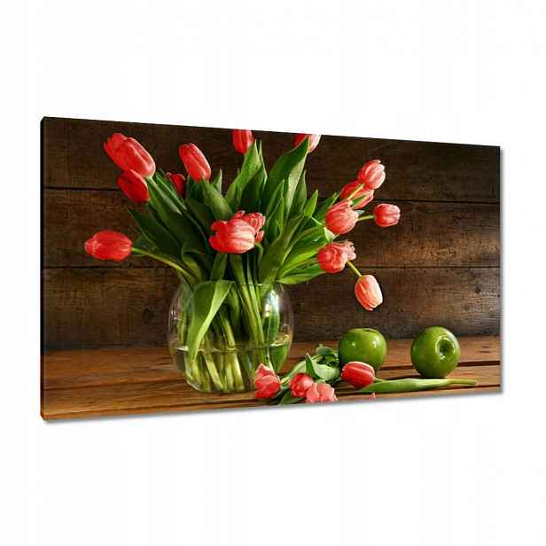 Obrazy 120x70 Červené tulipány