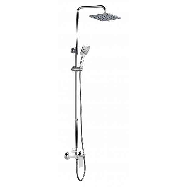 Sprchový sloup s baterií Mixxus Premium Alex 003-J White-chrome, bílý-chrom