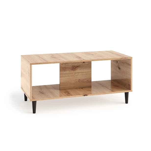 ADRK Konferenční stolek Liva 100 cm dub Artisan/černý
