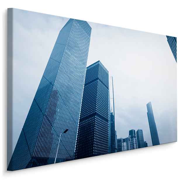 MyBestHome BOX Plátno Moderní Mrakodrapy, Hong Kong Varianta: 30x20