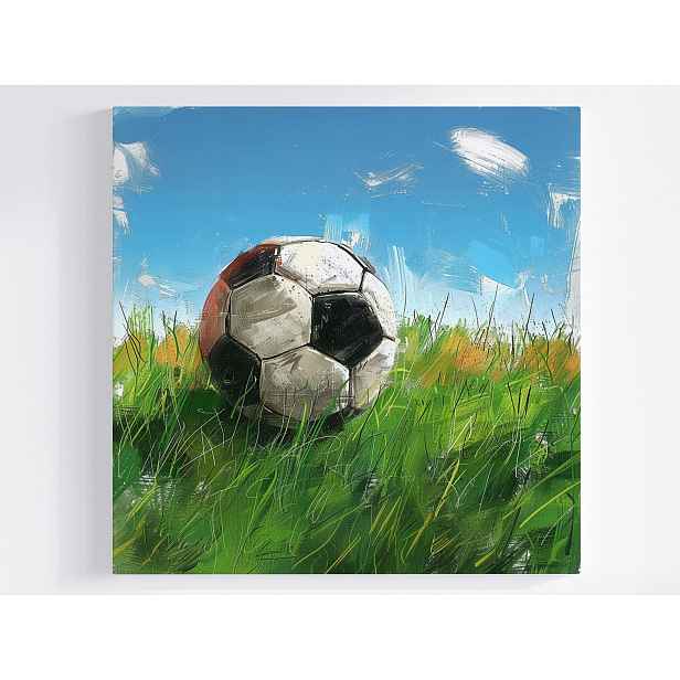Obraz Na Plátně Canvas Grafika Kresba Fotbal Sport 50x50