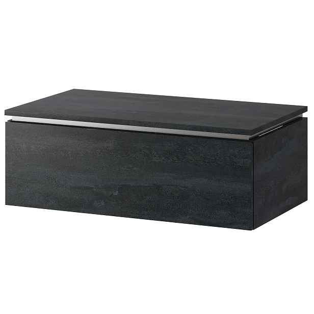 Szynaka Závěsná skříňka pod umyvadlo Letto 02 80 cm černý beton