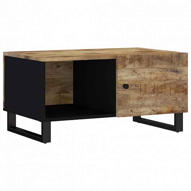 vidaXL Konferenční stolek 80 x 50 x 40 cm masivní mangovník a kompozit