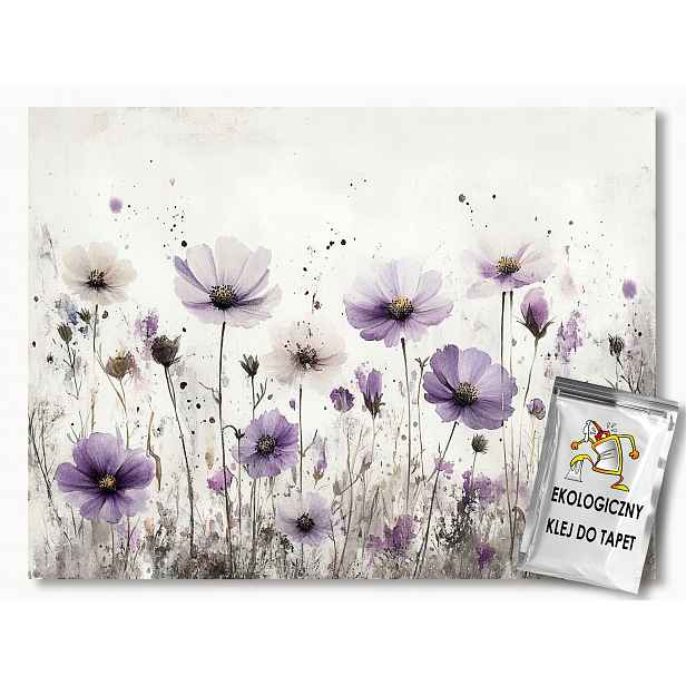 Fototapeta Flizelina Příroda Zahrada Fialové Květiny Vesmír 312x219 130g