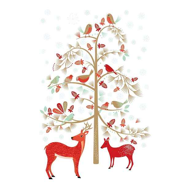Přání s vánočním motivem v sadě 8 ks Christmas  – Roger la Borde