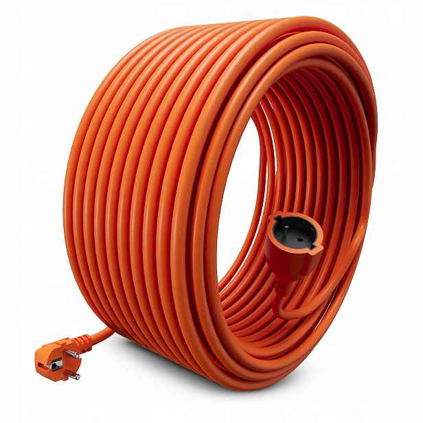 Prodlužovací Kabel 50 m pro napájení uzemnění pro zahradní sekačku