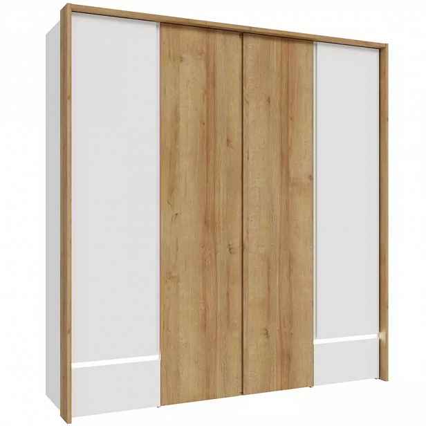 Šatní skříň Whiteheaven 205 cm LNBS3411B-M216 s osvětlením