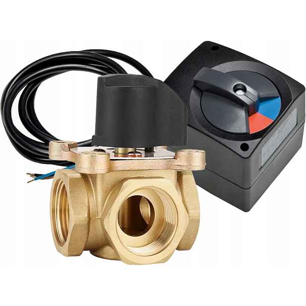 Třícestný Ventil 3-CESTNÝ 3/4" palce Automatický Pohon GoHeat ST10