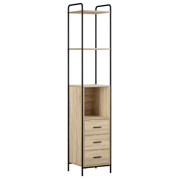 vidaXL Koupelnová skříň Dub sonoma 40 x 36 x 200,5 cm Kompozitní dřevo