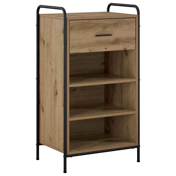 vidaXL Skříň na obuv 51 x 36,5 x 93 cm Kompozitní dřevo Dub artisan