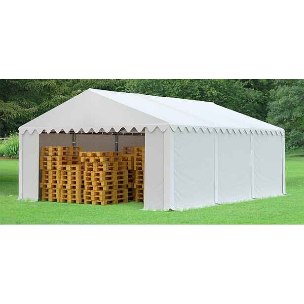 Skladový stan 5x6m bílá EKONOMY