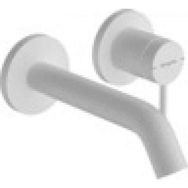 Umyvadlová baterie Hansgrohe Tecturis S bez podomítkového tělesa matná bílá 73350700