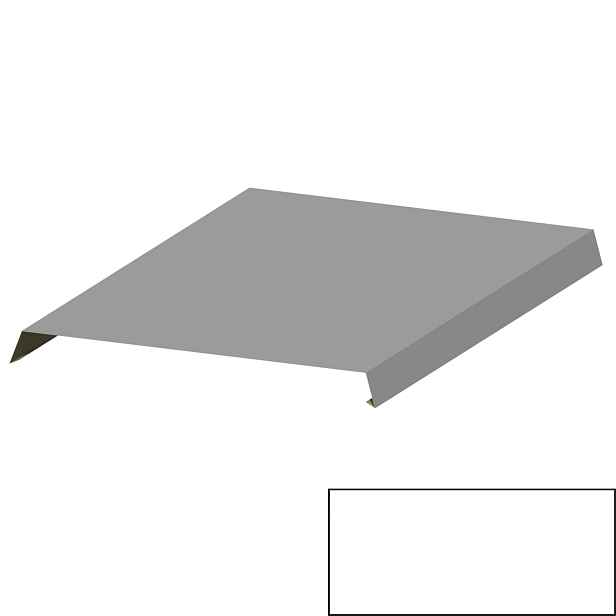 Atikový plech RS625S SP 25 RAL 9010 bílá