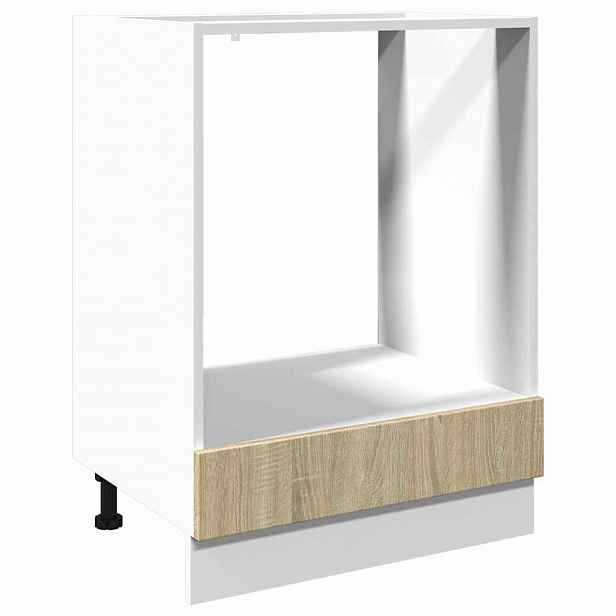 vidaXL Skříňka na troubu dub sonoma 60 x 46 x 81,5 cm dřevotříska