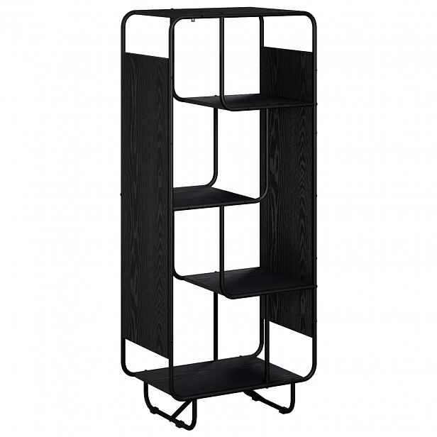 vidaXL Vysoká komoda Černý dub 60 x 37,5 x 144 cm Kompozitní dřevo