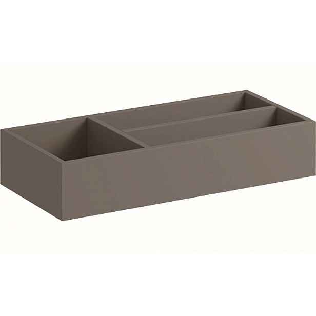 Geberit Xeno 2 - Organizér do zásuvky 32x6 cm, šedá 500.525.00.1
