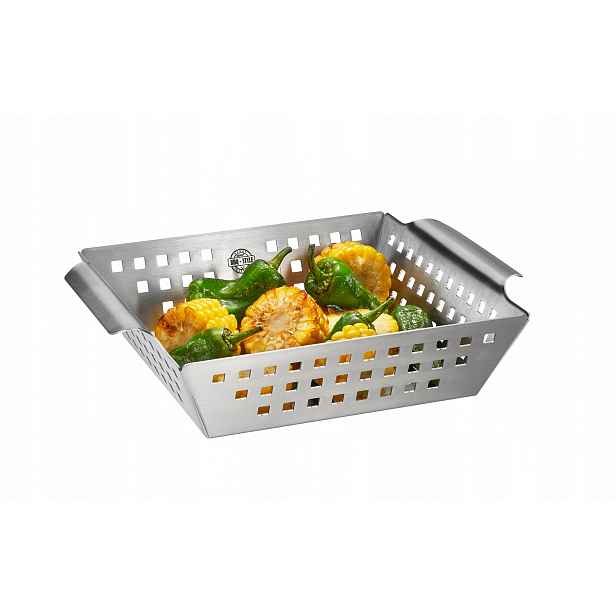 Gefu Bbq grilovací podnos 25x21,5 cm nerezová ocel pro zeleniny
