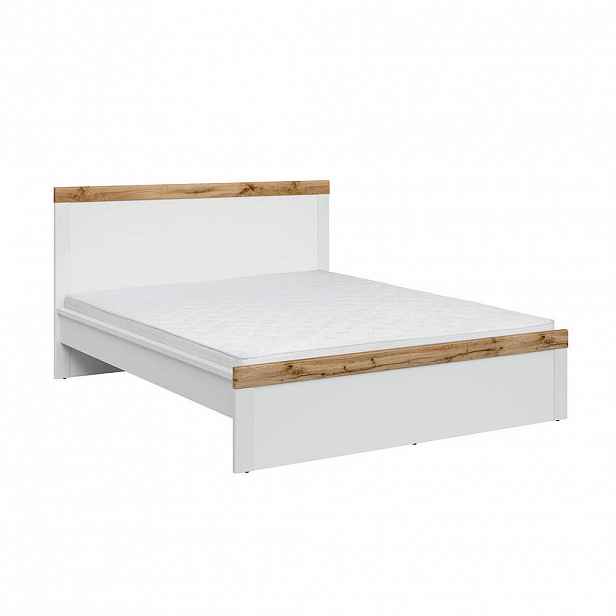 Petits-meubles POSTEL 160/200 Hella Bílá a dřevo