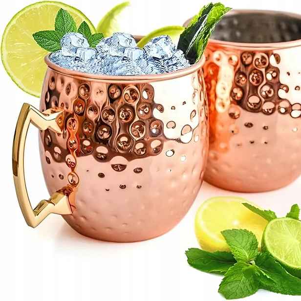 Měděný hrnek Sada jako dárek 530 ml x 2 sada