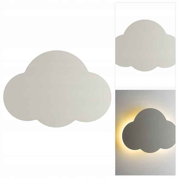 Nástěnné svítidlo Cloud béžové barvy, moderní design, dva zdroje nad zrcadlem Tk Lighting