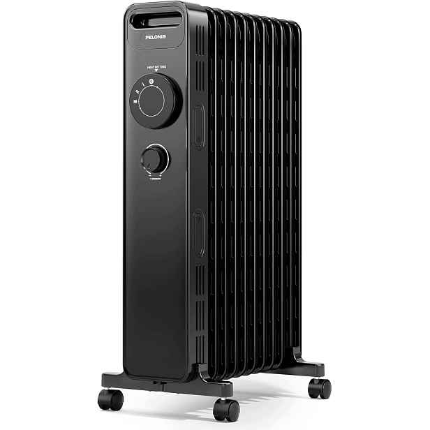 Olejový Radiátor 2300 W, 3 Stupně Ohřevu, Termostat, Bezpečný