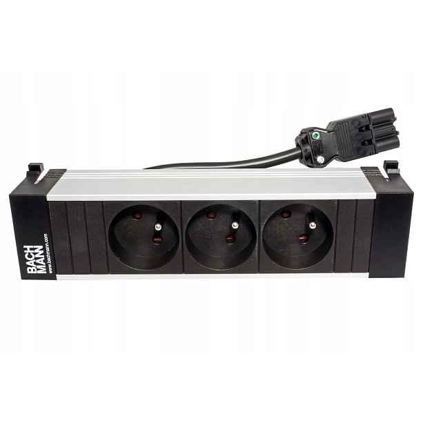 Bachmann Systém Power Frame, box pro 3 moduly, 3x zásuvka Cz (317.102)