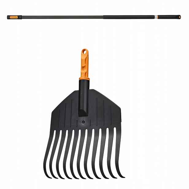 Fiskars Oneclick Úzké hrábě násada 119-174 cm