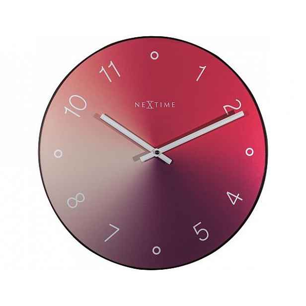 Nástěnné hodiny 8194ro Nextime Gradient 40cm