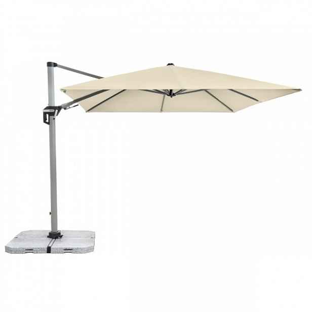 Výkyvný zahradní slunečník s boční tyčí Doppler ACTIVE 350  x 260 cm, přírodní DP469266820