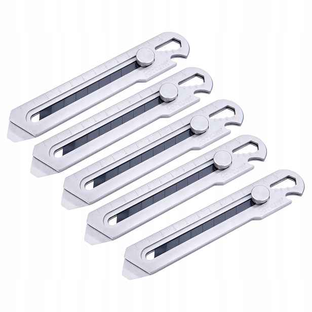 5 x Nůž Na Tapety Tapeciak 18 mm Zlomené Čepele Otvírák Šroubovák Klíč