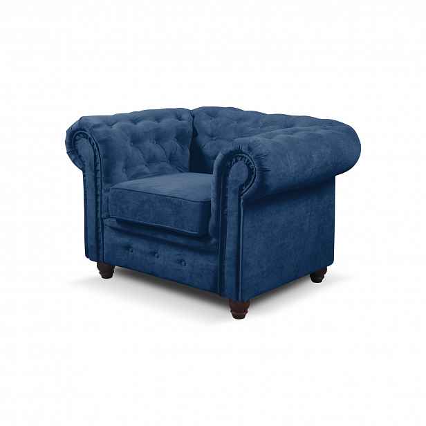 Křeslo Infinity Chesterfield Světle šedá