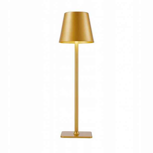 Led zahradní stolní lampa Atlis Zlatá IP54 5W Moderní na terasu Italux