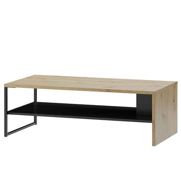 Szynaka Konferenční stolek Lucas II 41 120 cm dub Artisan/černý