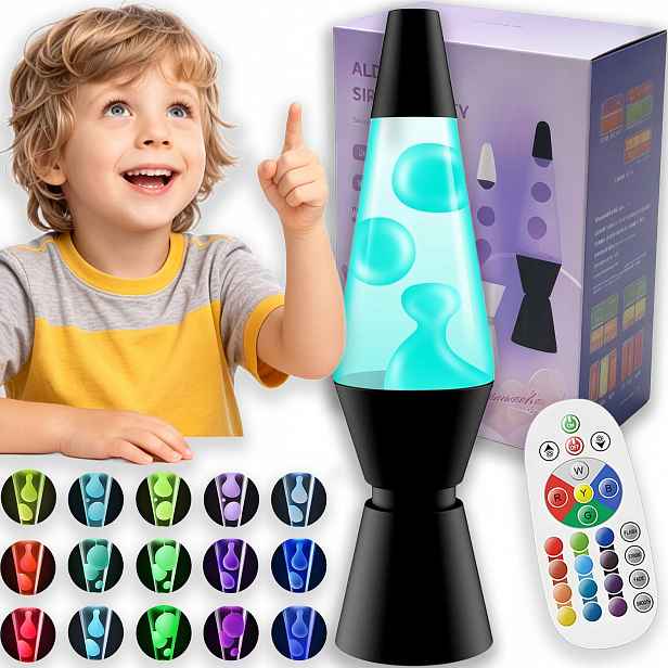 Dekorativní Stolní Lampa Noční Lava Rgb Stolní Lampa 17 Barev Dárek