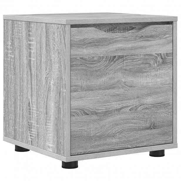 vidaXL Koupelnová skříň 40,5 x 40 x 44 cm Kompozitní dřevo Šedá Sonoma