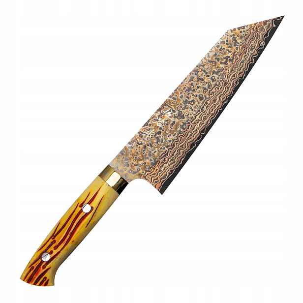 Takeshi Saji Obb Bla Ručně kovaný VG-10 Color Japonský Nůž Šéfa Bunka 17 cm