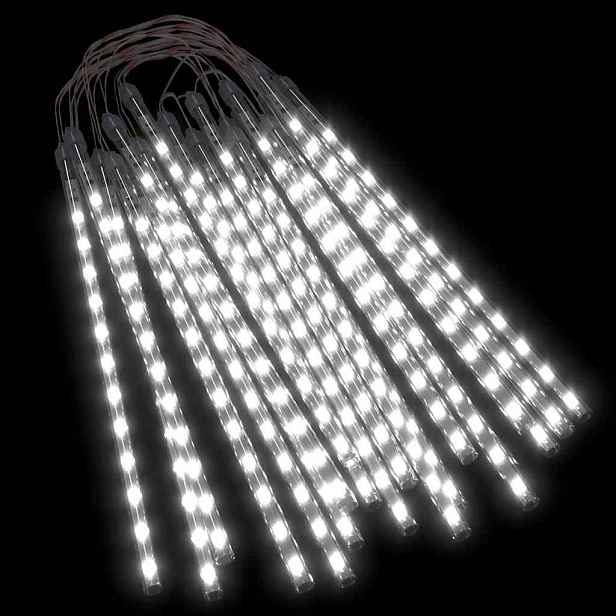 vidaXL Padající světla 20 ks 30 cm studená bílá 480 LED dovnitř i ven
