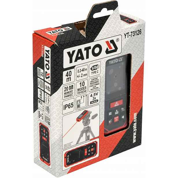 Yato Laserový Dálkoměr 40 M YT-73126
