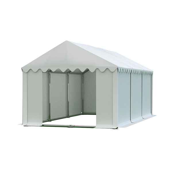 Skladový stan 4x6m bílá PREMIUM