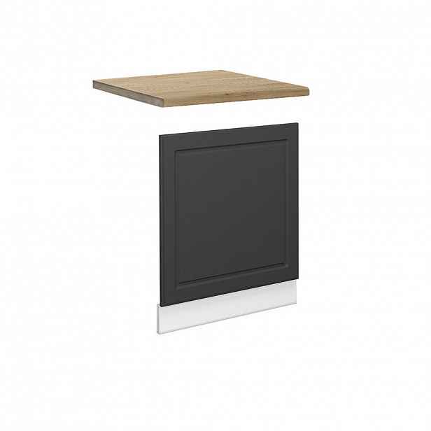 Vicco PŘEDNÍ PANEL Fame-Line Antracitově zlatý 60 cm , PD Dub