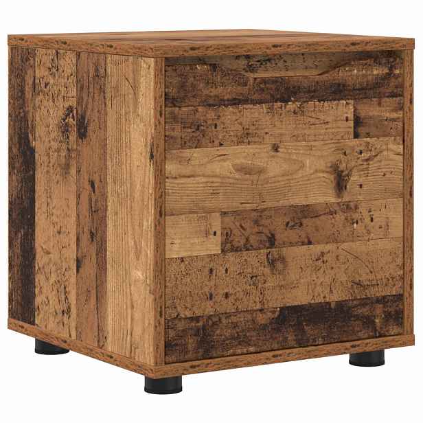 vidaXL Koupelnová skříň 40,5 x 40 x 44 cm Kompozitní dřevo Staré dřevo