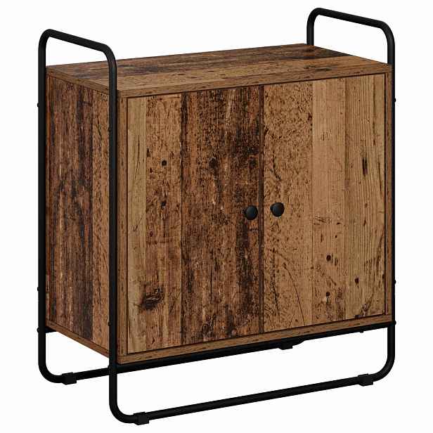vidaXL Příborník Staré dřevo 68 x 35 x 75 cm Kompozitní dřevo