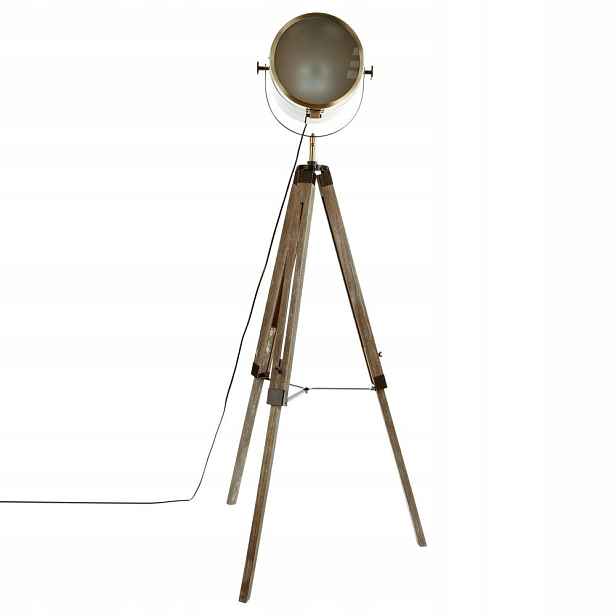 Podlahová lampa na trojnožce Reflektor, výška 152 cm