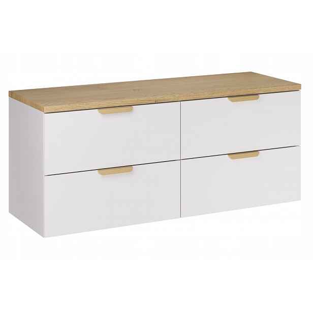 Zestaw meblowy 120cm z blatem Aster White